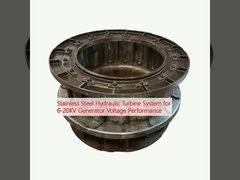 Sistema de turbina hidráulica de aço inoxidável para desempenho de tensão do gerador de 6-20KV