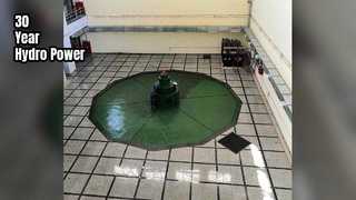 Turbina Hidrelétrica Kaplan com 30 anos de vida