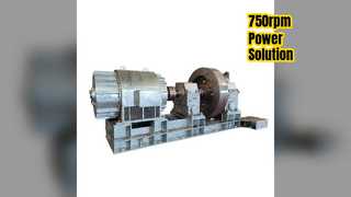 Turbina Francis 750rpm Potência para Plantas