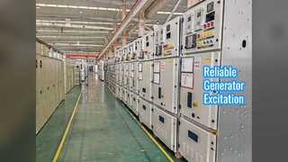 Sistema de excitação do gerador 100V 500A