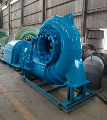 Gerador de turbina horizontal da água de Francis Hydro Turbine 500kw