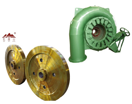 Cabeça da água de Francis Water Turbine 400kw 55m da eficiência de 95%