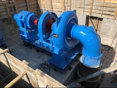 vertical 100kw/fluxo avaliado 0.3-100m3/S hidro gerador horizontal