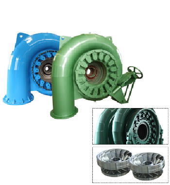 500rpm-1000rpm Francis Hydro Turbine Off Grid 500 quilowatts