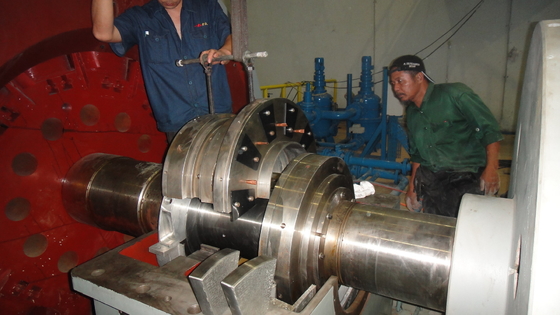 Gerador de turbina hidráulica vertical de 1000 kW para sistema de turbinas de água