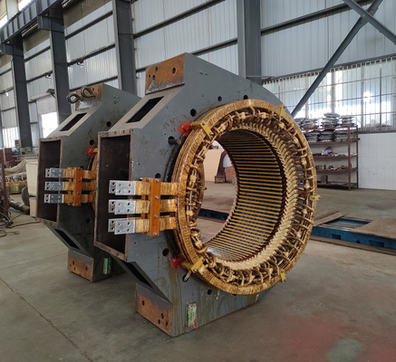 Turbina de água de baixo impacto ambiental eixo vertical com fator de potência 0,80
