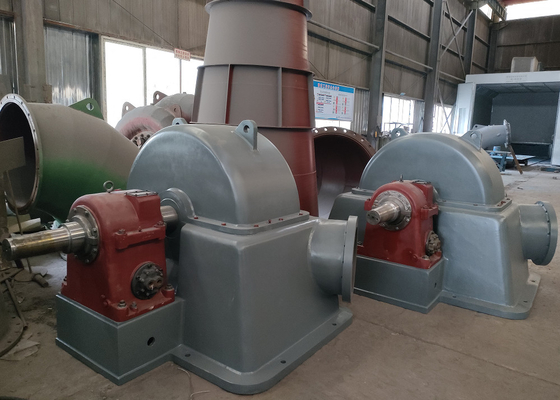 Excitação sem escovas Turgo Impulso Turbina Corpo de fundição de aço Corredor de aço inoxidável