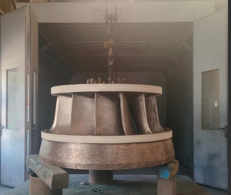 500KW-1250KW de saída Turbina hidráulica Francis horizontal Turbina de água Francis para aplicações de trabalho pesado