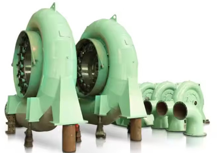 Turbina de água de 20-200m de cabeça Francis com construção e desempenho de aço inoxidável