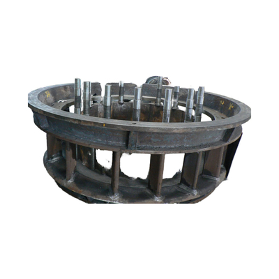 Turbina hidráulica de Kaplan vertical 4-12 Número de veia de guia Máquinas de corte CNC de aço inoxidável Material e eixo principal vertical