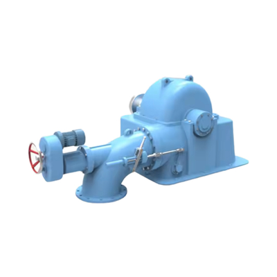 Geração de energia simplificada com a turbina hidráulica Pelton a 134m de cabeça de água e 600r/min de velocidade