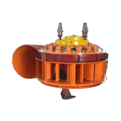 Turbina hidráulica de aço inoxidável com vazão de entrada de 2 m3/s e vazão nominal de 0,3-100 m3/s