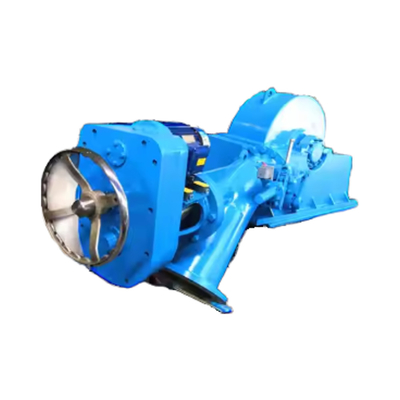 Tipo de turbina Turbina hidráulica Pelton com material de correria de aço inoxidável 0Cr13Ni4Mo e descarga de projeto de 0,385m3/s