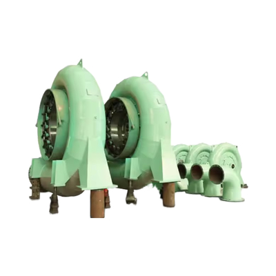 500-1500 r/min Velocidade nominal Turbina hidráulica Francis com descarga de projeto 1,0 m3/s 2,2 m3/s e taxa de fluxo de entrada 2 M3/s