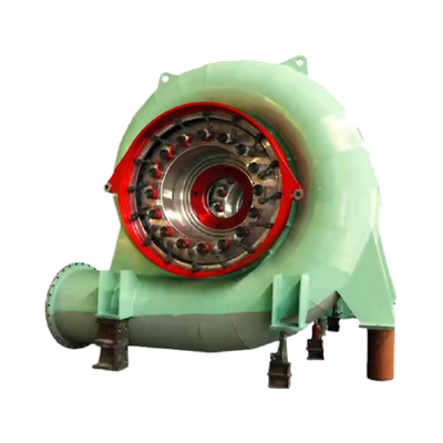 500-1500 r/min Velocidade nominal Turbina hidráulica Francis com descarga de projeto 1,0 m3/s 2,2 m3/s e taxa de fluxo de entrada 2 M3/s
