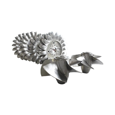 Material de correria de aço inoxidável Turbina hidráulica Pelton para capacidade de 2150kW e saída estável