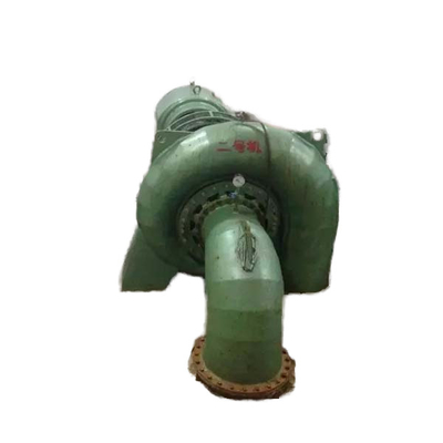 Turbina hidráulica Francis horizontal com 1,8 M3/s de vazão de saída e 1,0 m3/s de descarga de projeto de 2,2 m3/s