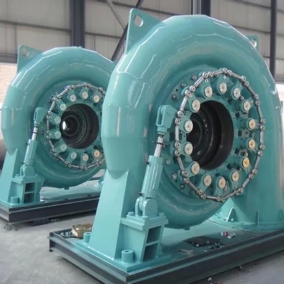 Turbina Hidráulica Francis de 100kW 400V-6300V 90%-95% de Eficiência