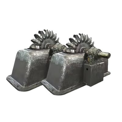 Turbina Pelton de aço inoxidável certificada ISO para geração de energia hidrelétrica com potência personalizável