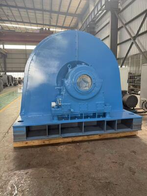 Turbina hidráulica Pelton com excitação sem escovas e cabos de núcleo de cobre