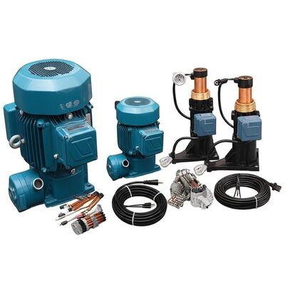 Turbina hidráulica Pelton com excitação sem escovas e cabos de núcleo de cobre