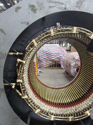 Equipamento Hidrelétrico Personalizado de Excitação Sem Escovas com Cabos de Núcleo de Cobre para Gerador de Turbina Hidráulica Francis