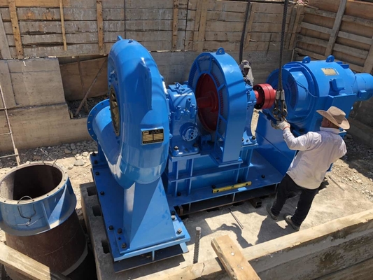 Micro Mini Pequena Água Francis Pelton Turgo Kaplan Turbina Hidrelétrica Hidrelétrica Gerador de Ímã Permanente alterar