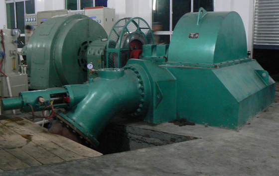 Cabeça horizontal da água da turbina 130m de Pelton da eficiência sem escova de 91%
