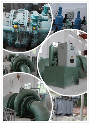 HPP Francis Turbine Generator 700kw Brushless para produção elétrica