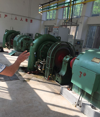 gerador elétrico da turbina da água de 1500kw Francis Hydro Turbine Brushless Small