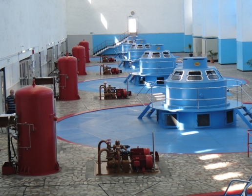 da turbina horizontal de Kaplan da cabeça da água de 32m baixa cabeça 5000kw de aço inoxidável