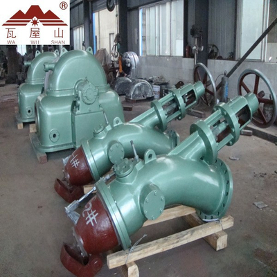 Fluxo pequeno horizontal da turbina 1000kw de Pelton da cabeça do ponto alto