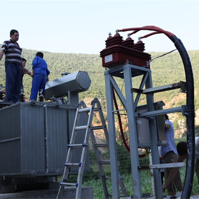 gerador da roda de água de Pelton do bocal da turbina 200m de 1250kw Pelton hidro único