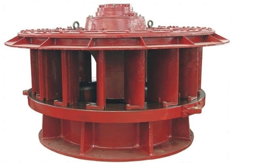 Lâmina ajustável do corredor turbina horizontal vertical de Kaplan da hidro sem escova