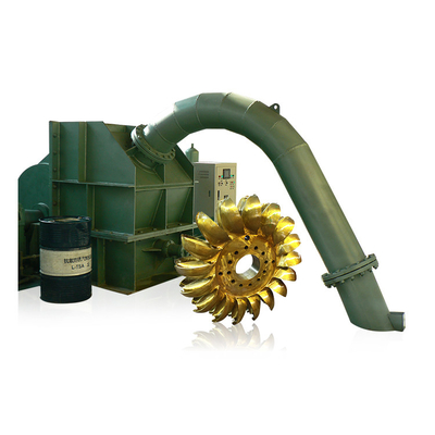 Turbina principal 50HZ do vertical 100m Pelton hidro no Gird 5000RPM