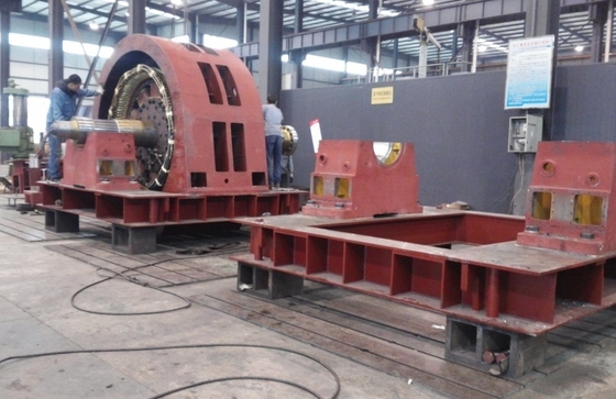 Geradores de turbina 1500kw do micro vertical do central elétrica hidro 6300V