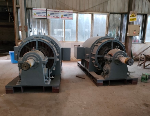 turbina horizontal 50HZ 400V do poder 650kw hidroelétrico com bobina de cobre