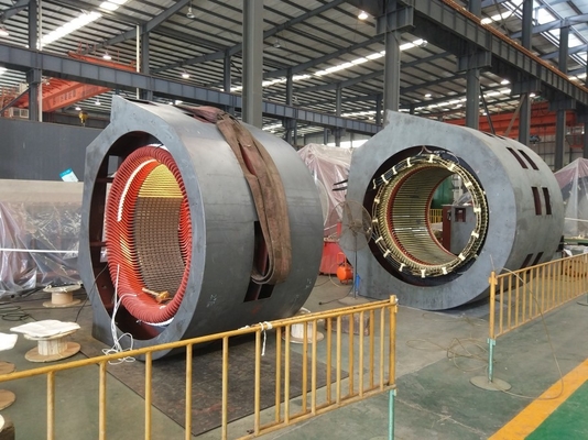 Hidro turbina horizontal 6300v da água do gerador de poder 2000kw