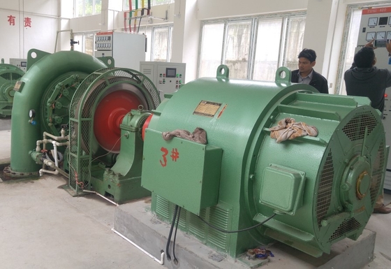 geradores de turbina sem escova de 350kw Mini Hydroelectric Generator 400v hidro