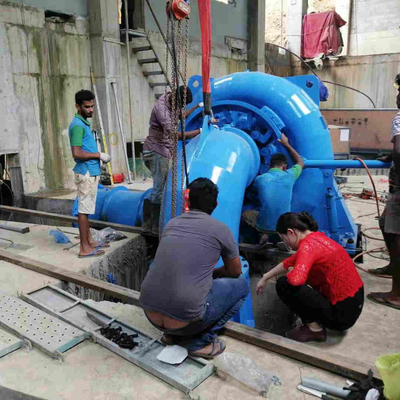 Lâmina fixa Kaplan vertical 100 cabeça hidroelétrico da água do gerador 16m do quilowatt