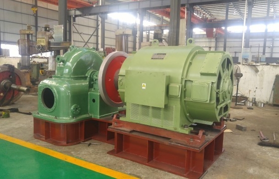 Turbina horizontal principal alta da água da turbina 150kw da água 1750RPM para a eletricidade