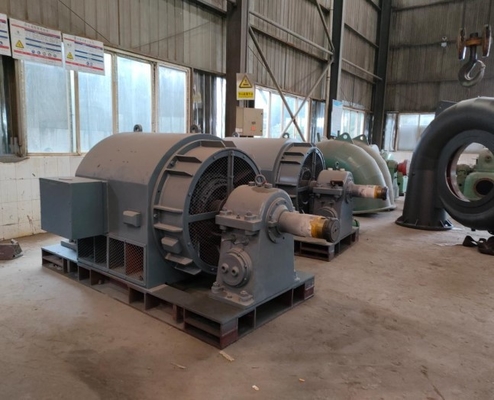 Micro Mini Pequena Água Francis Pelton Turgo Kaplan Turbina Hidrelétrica Hidrelétrica Gerador de Ímã Permanente Alternador EPC