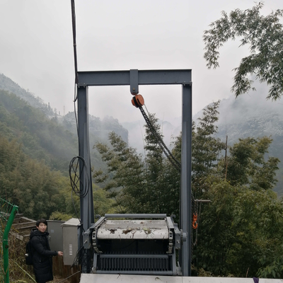 Máquina de limpeza da cremalheira do lixo 0.41-1.7KW para o filtro de águas residuais do ETP