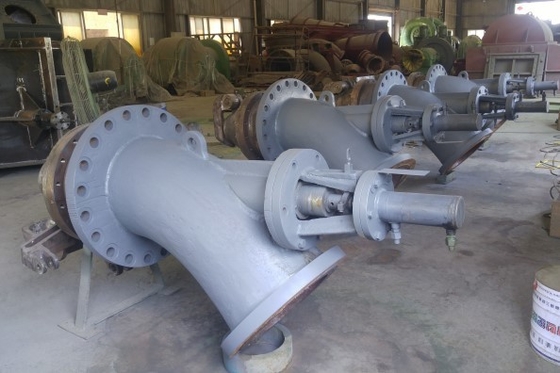 Roda de turbina de aço inoxidável 0.9m de Turgo 500kg para a turbina de alta velocidade