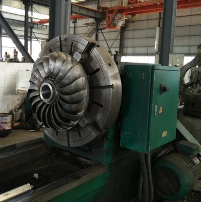 a turbina da água de 0.8m parte a roda de Turgo para o gerador hidroelétrico