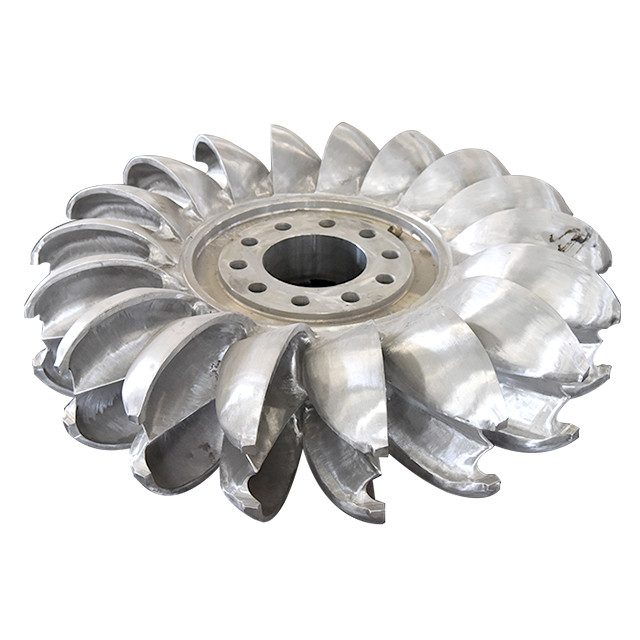 Ferro fundido/turbina de fluxo axial de aço inoxidável da turbina de Pelton hidro para energias hidráulicas industriais