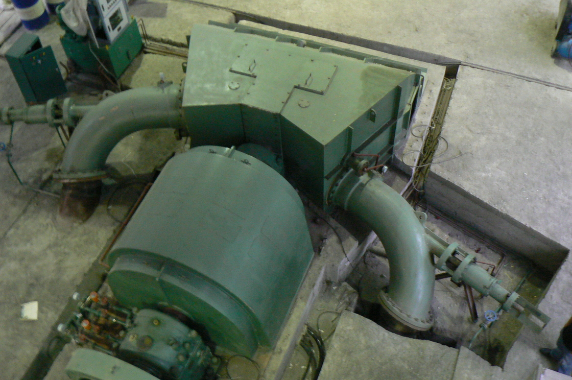 1000 Rpm 3000 Rpm Velocidade de operação Turbo Turbina de impulso para fluxo de água 0,85 M3/s