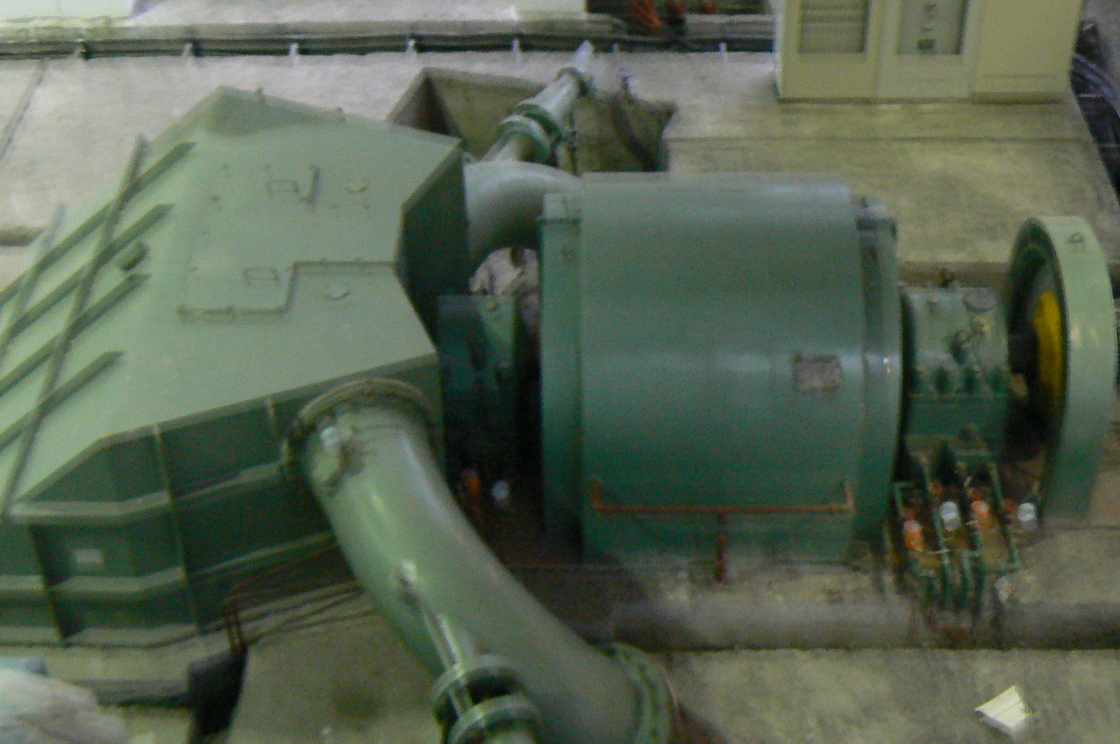 Turbina de impulso hidráulico Turgo para fluxo de água de 0,85 M3/s e impacto ambiental mínimo