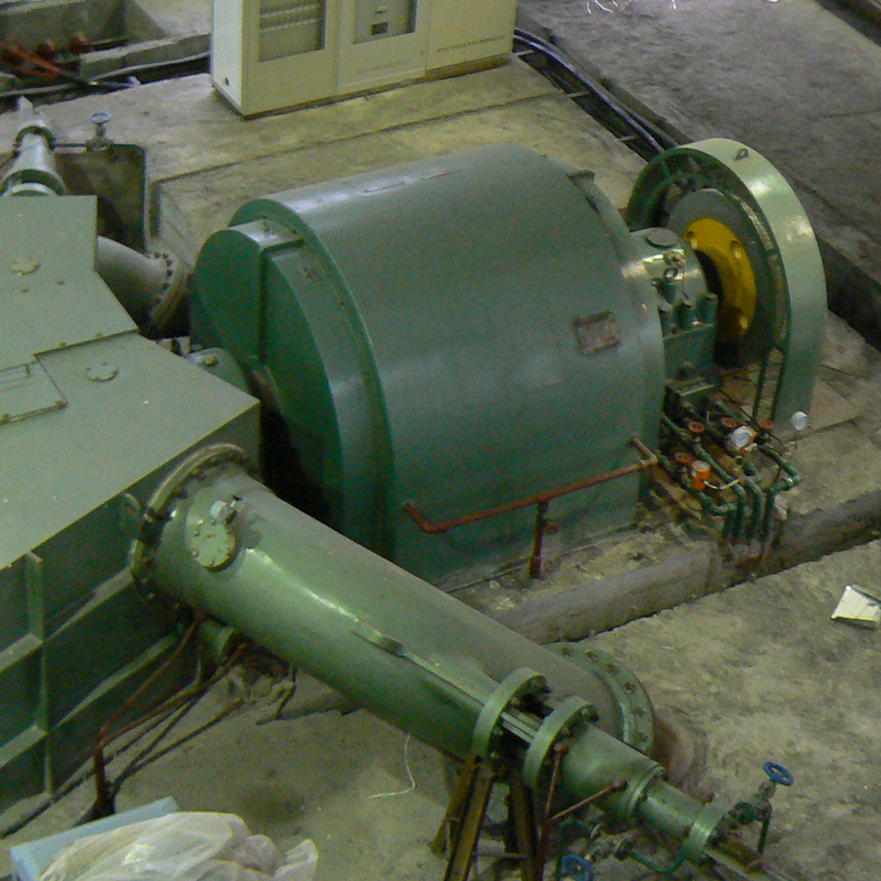 Turbina de impulso Turgo de instalação vertical ou horizontal com classe de isolamento F/F
