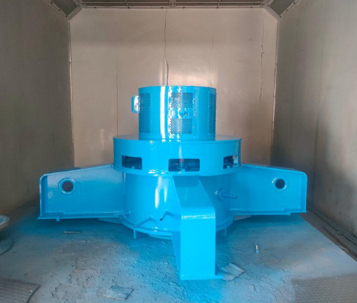 300KW Capacidade de refrigeração por óleo e água 6-20KV Turbina hidráulica com aço inoxidável / corredor de ferro fundido